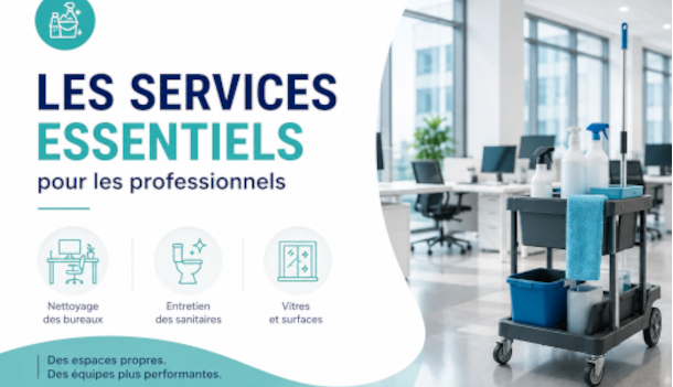 Services essentiels de nettoyage pour les professionnels